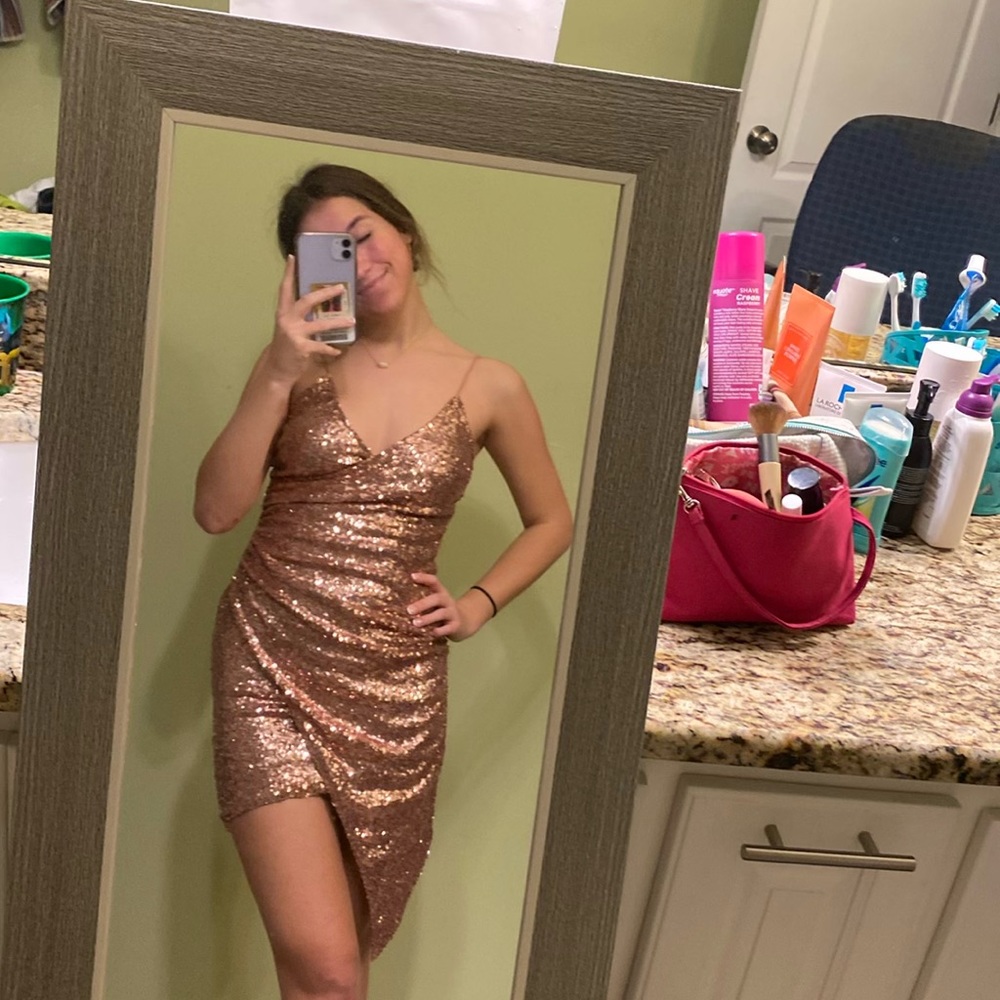 Hello Molly Bronze Dress